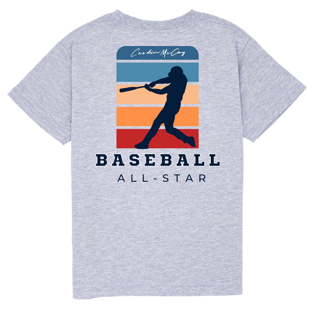 Kids' Baseball Allstar Short Sleeve Pocket Tee Short Sleeve T-Shirt Cardin McCoy Heather Gray XXS (2/3) 