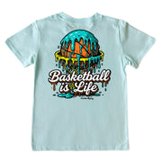 Kids' Basketball is Life Short-Sleeve Tee Short Sleeve T-Shirt Cardin McCoy Blue Mint XXS (2/3) Pocket