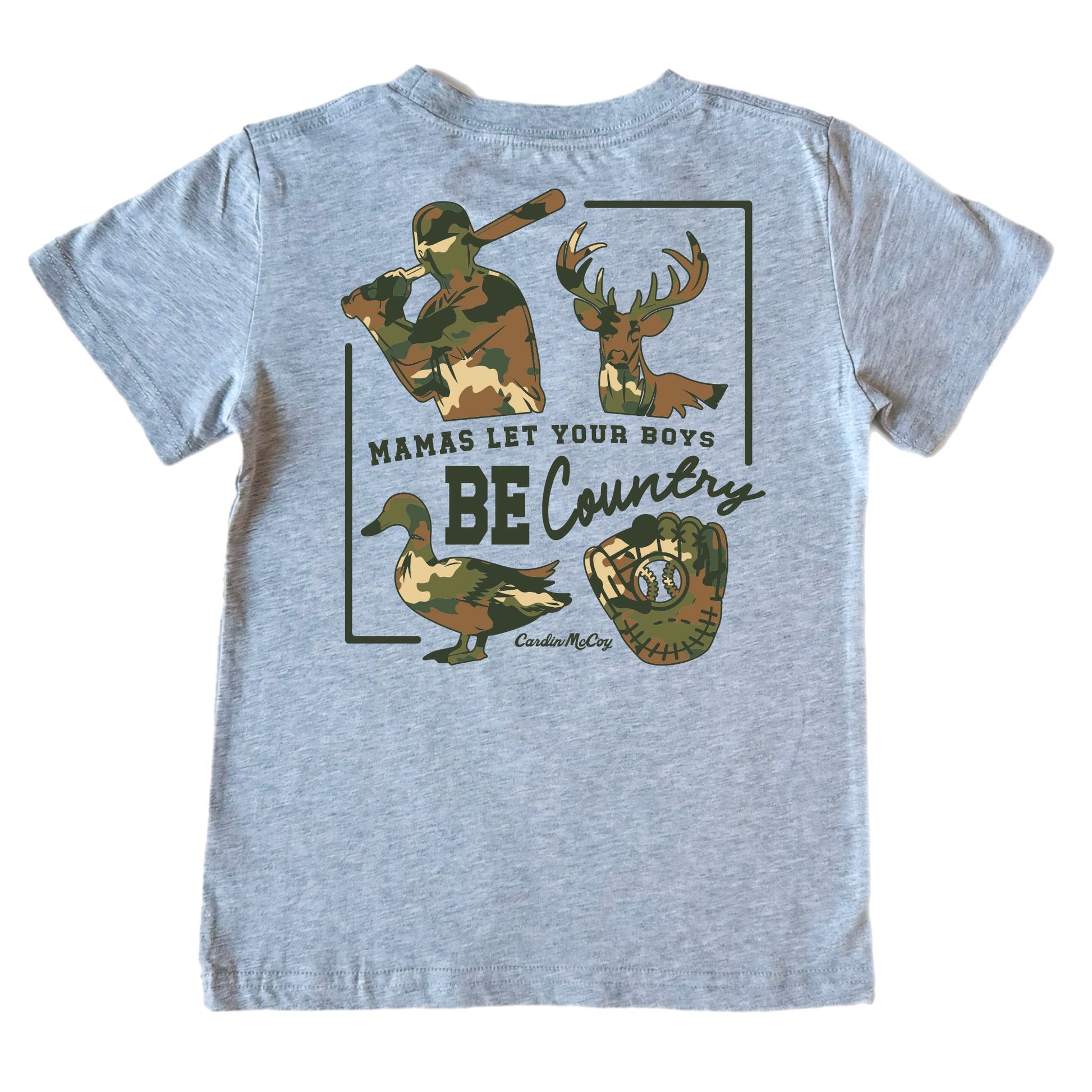 Kids' Be Country Short-Sleeve Tee Short Sleeve T-Shirt Cardin McCoy Heather Gray XXS (2/3) Pocket