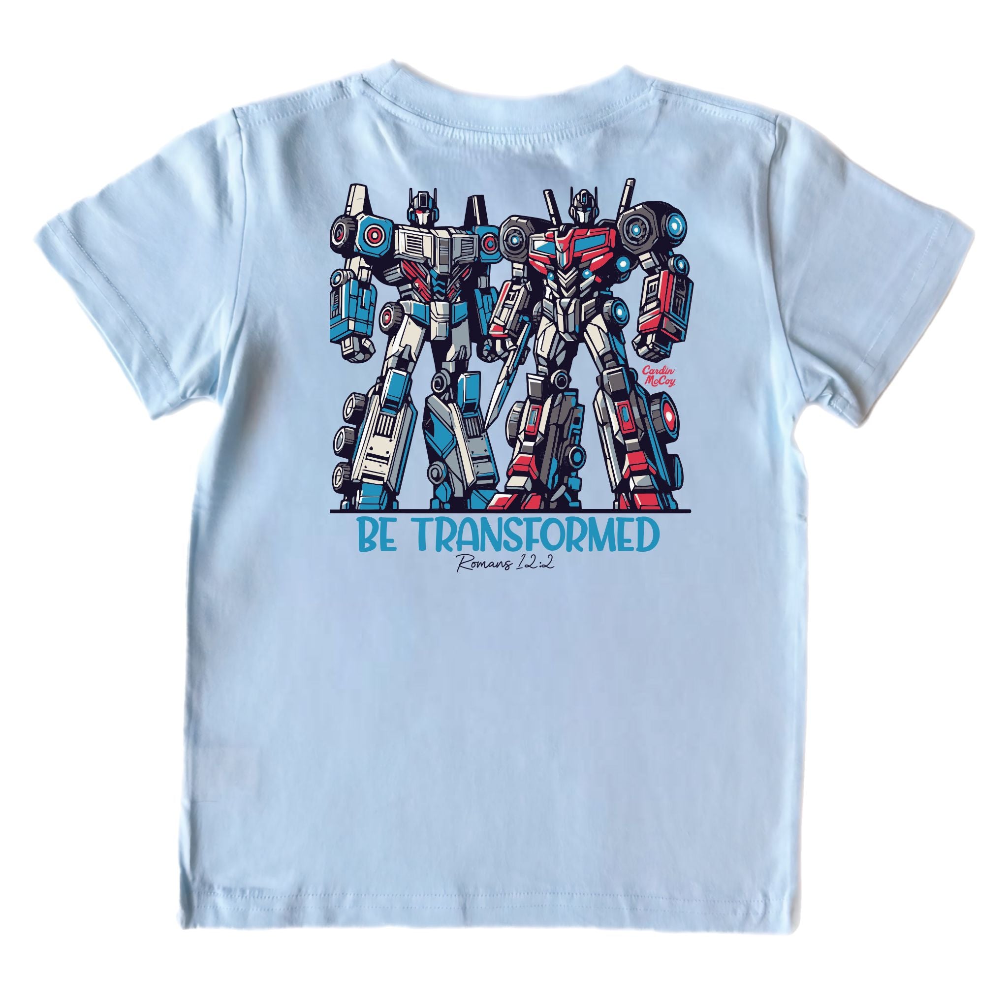 Kids' Be Transformed Short-Sleeve Tee Short Sleeve T-Shirt Cardin McCoy Cool Blue XXS (2/3) Pocket