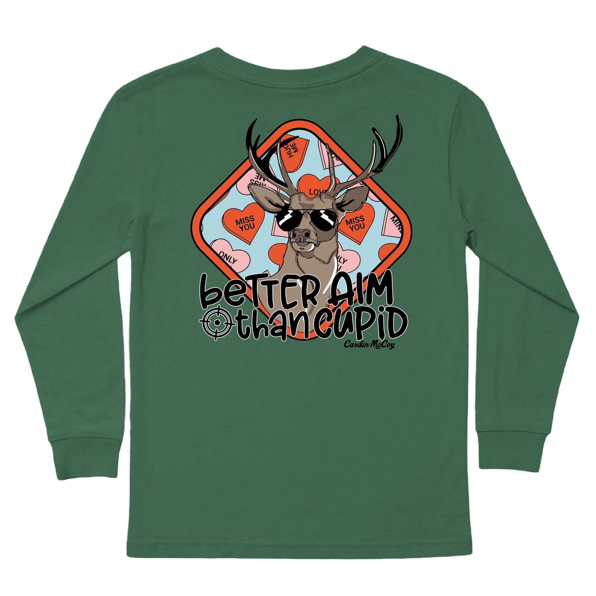Kids' Better Aim Long-Sleeve Tee Long Sleeve T-Shirt Cardin McCoy Dark Olive XXS (2/3) Pocket