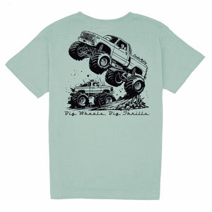 Kids' Big Wheels Big Thrills Short Sleeve Tee Short Sleeve T-Shirt Cardin McCoy Sage XXS (2/3) Pocket