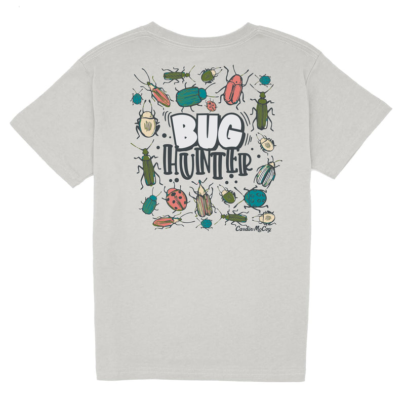 Kids' Bug Hunter Short Sleeve Tee Short Sleeve T-Shirt Cardin McCoy Ice Gray XXS (2/3) No Pocket