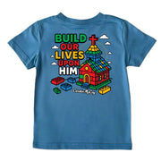 Kids' Build Our Lives Short-Sleeve Tee Short Sleeve T-Shirt Cardin McCoy Blue XXS (2/3) No Pocket