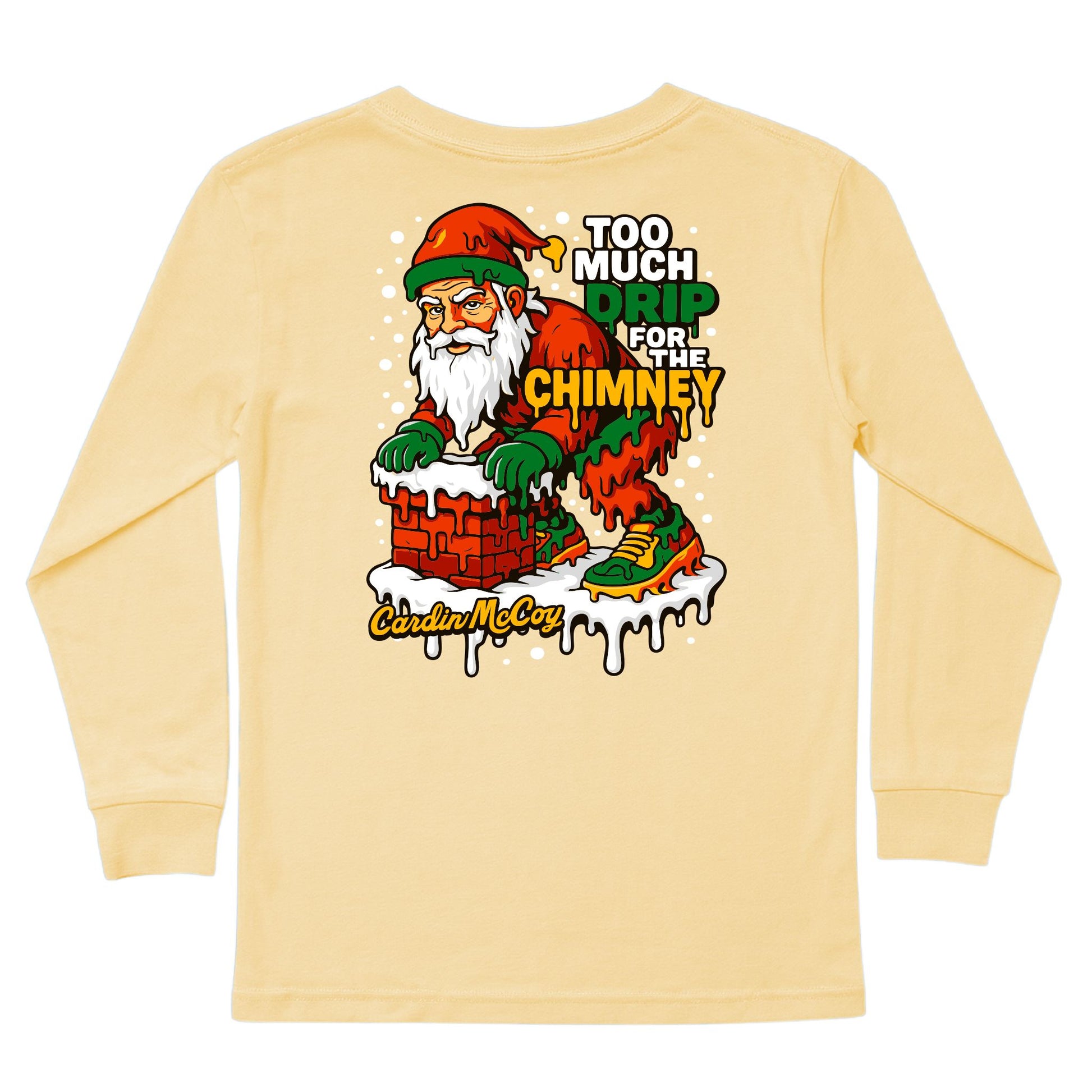 Kids' Chimney Drip Long-Sleeve Tee Long Sleeve T-Shirt Cardin McCoy Butter XXS (2/3) Pocket