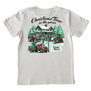 Kids' Christmas Time Short-Sleeve Tee Short Sleeve T-Shirt Cardin McCoy Ice Gray XXS (2/3) Pocket