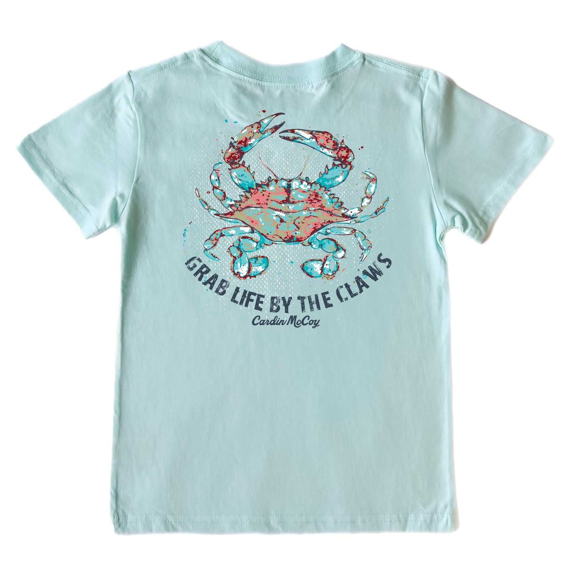 Kids' Claws Short-Sleeve Tee Short Sleeve T-Shirt Cardin McCoy Blue Mint XXS (2/3) Pocket
