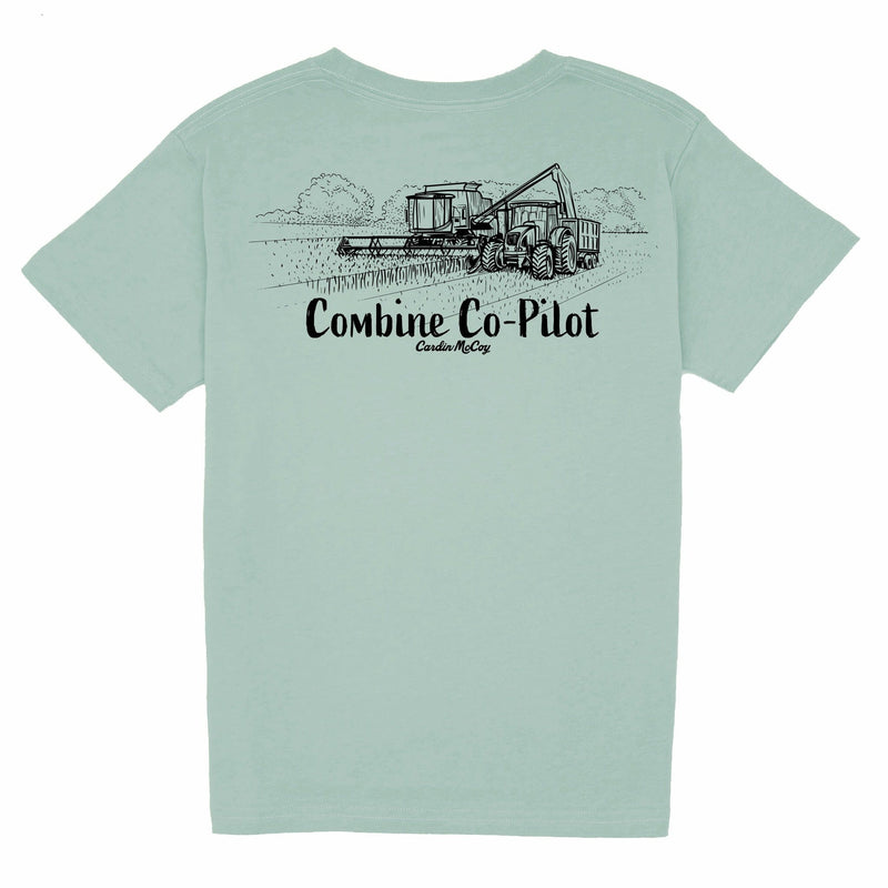 Kids' Combine Co-Pilot Short Sleeve Tee Short Sleeve T-Shirt Cardin McCoy Sage XXS (2/3) No Pocket