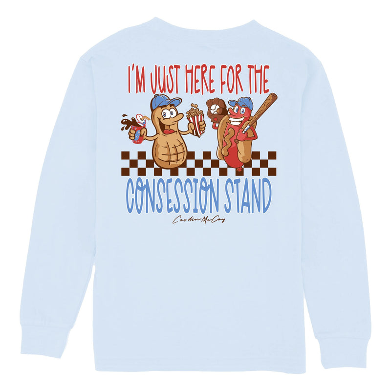 Kids' Concession Stand Long Sleeve Pocket Tee Long Sleeve T-Shirt Cardin McCoy Cool Blue XXS (2/3) 