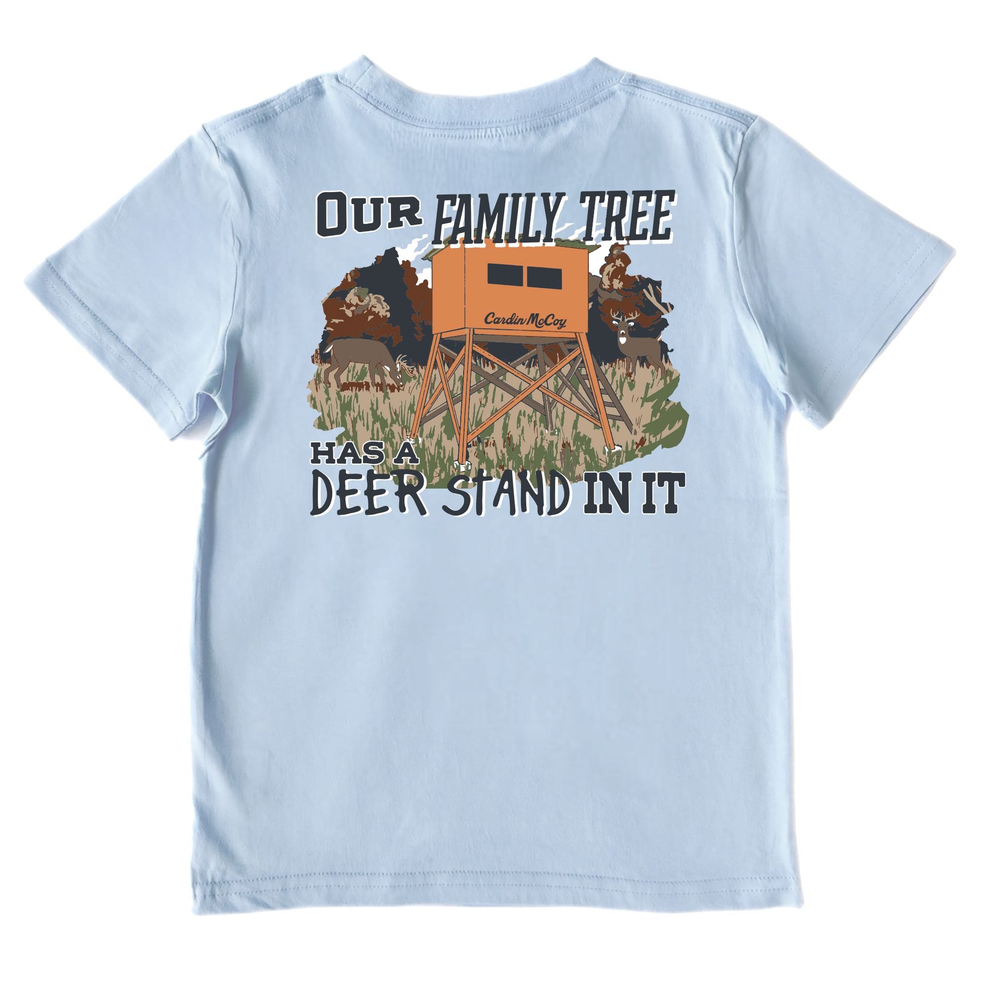Kids' Deer Stand Short-Sleeve Performance Tee Short Sleeve T-Shirt Cardin McCoy Blue Sky XXS (2/3) Performance
