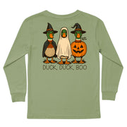 Kids' Duck Duck Boo Long-Sleeve Tee Long Sleeve T-Shirt Cardin McCoy Light Olive XXS (2/3) Pocket