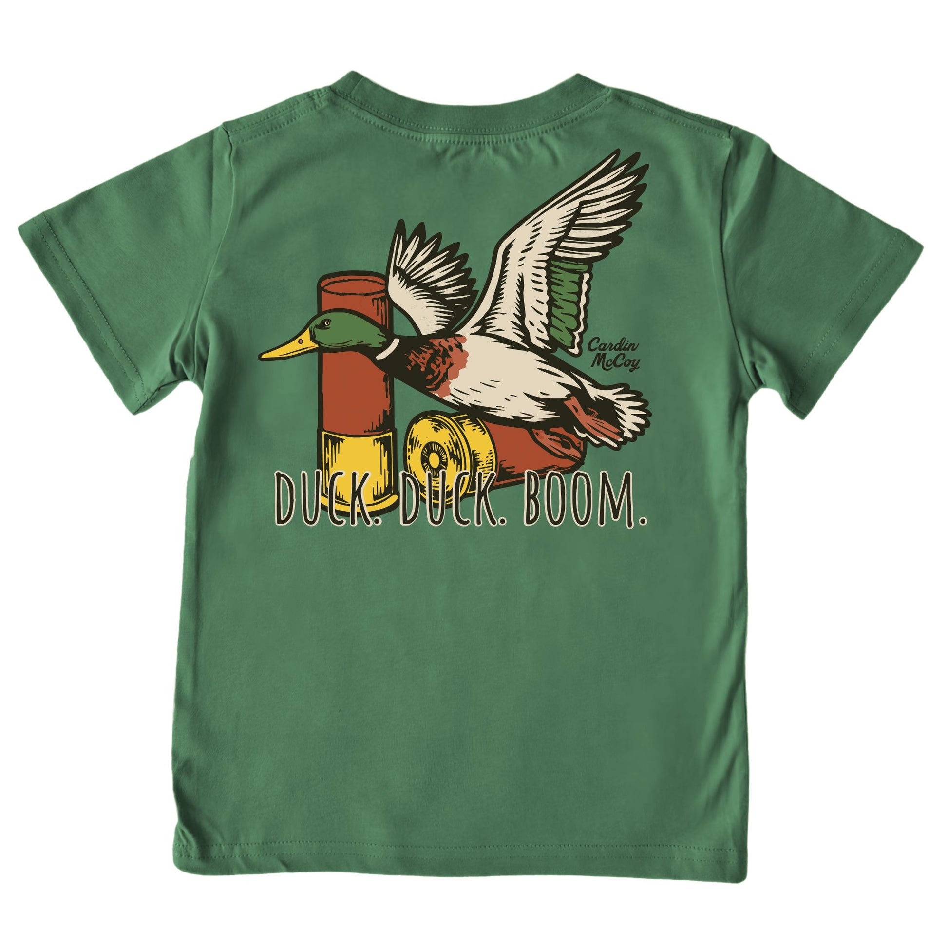 Kids' Duck Duck Boom Short-Sleeve Tee Short Sleeve T-Shirt Cardin McCoy Dark Olive XXS (2/3) Pocket
