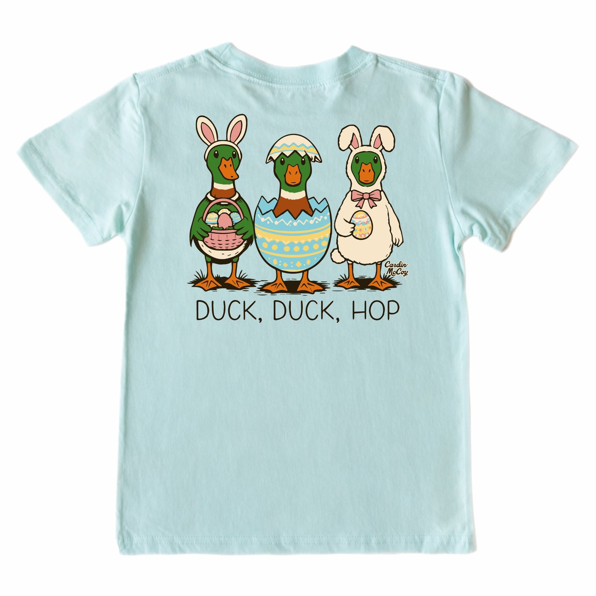 Kids' Duck Duck Hop Short-Sleeve Tee Short Sleeve T-Shirt Cardin McCoy Blue Mint XXS (2/3) Pocket