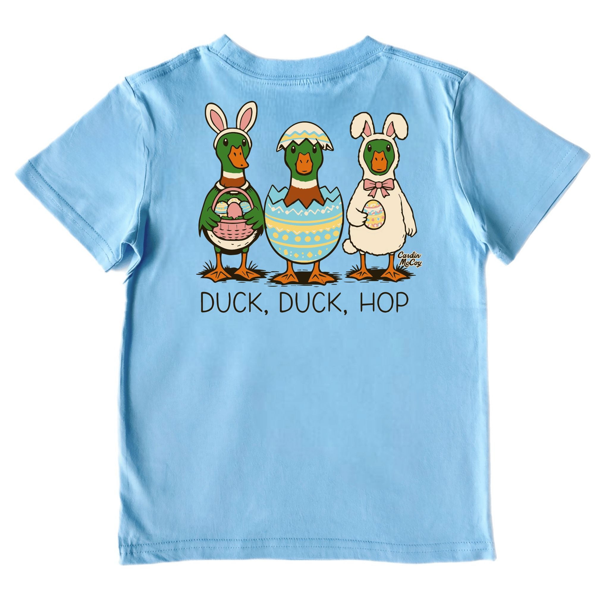 Kids' Duck Duck Hop Short-Sleeve Tee Short Sleeve T-Shirt Cardin McCoy Light Blue XXS (2/3) Pocket