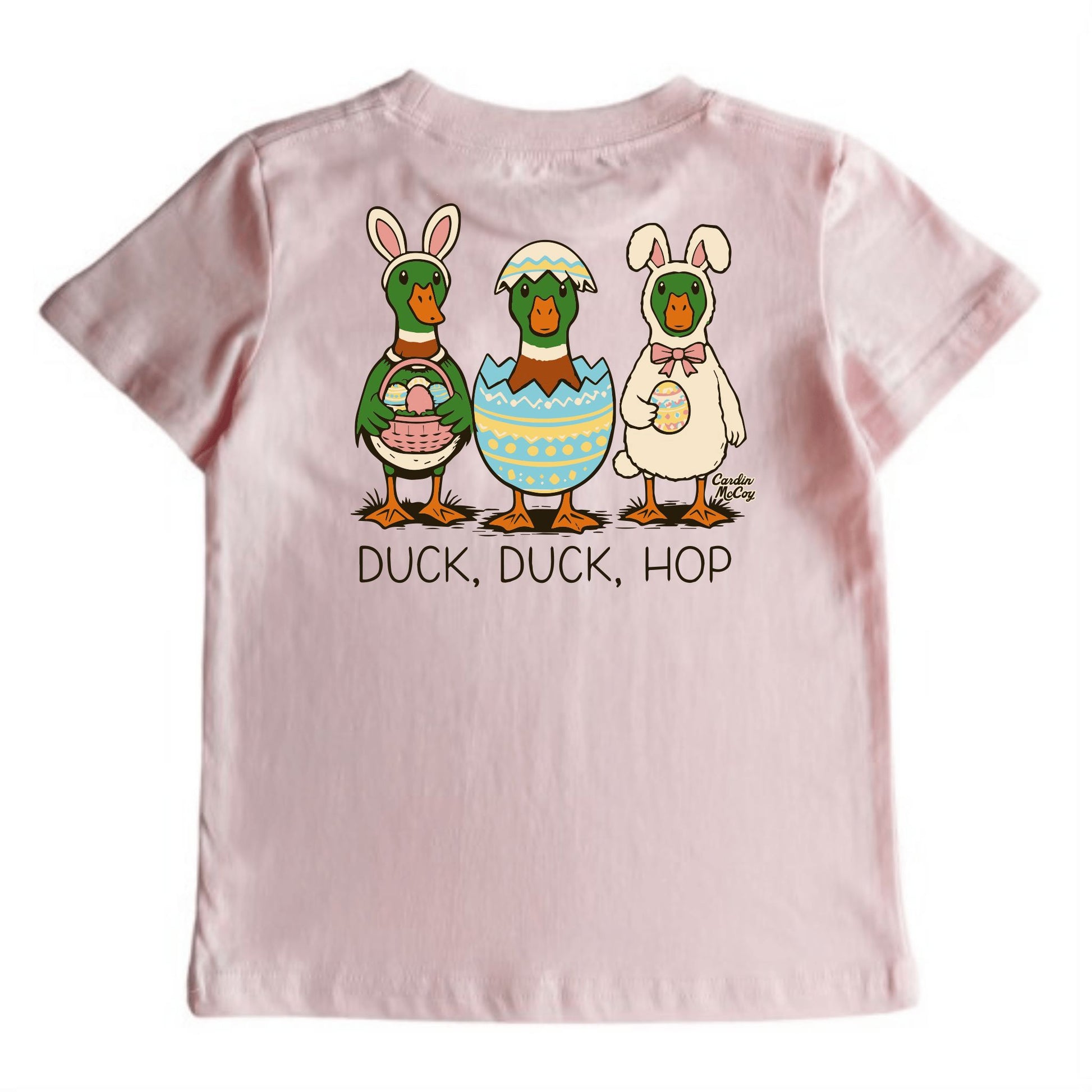 Kids' Duck Duck Hop Short-Sleeve Tee Short Sleeve T-Shirt Cardin McCoy Light Pink XXS (2/3) Pocket
