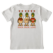 Kids' Duck, Duck, Love Short-Sleeve Tee Short Sleeve T-Shirt Cardin McCoy Ice Gray XXS (2/3) Pocket