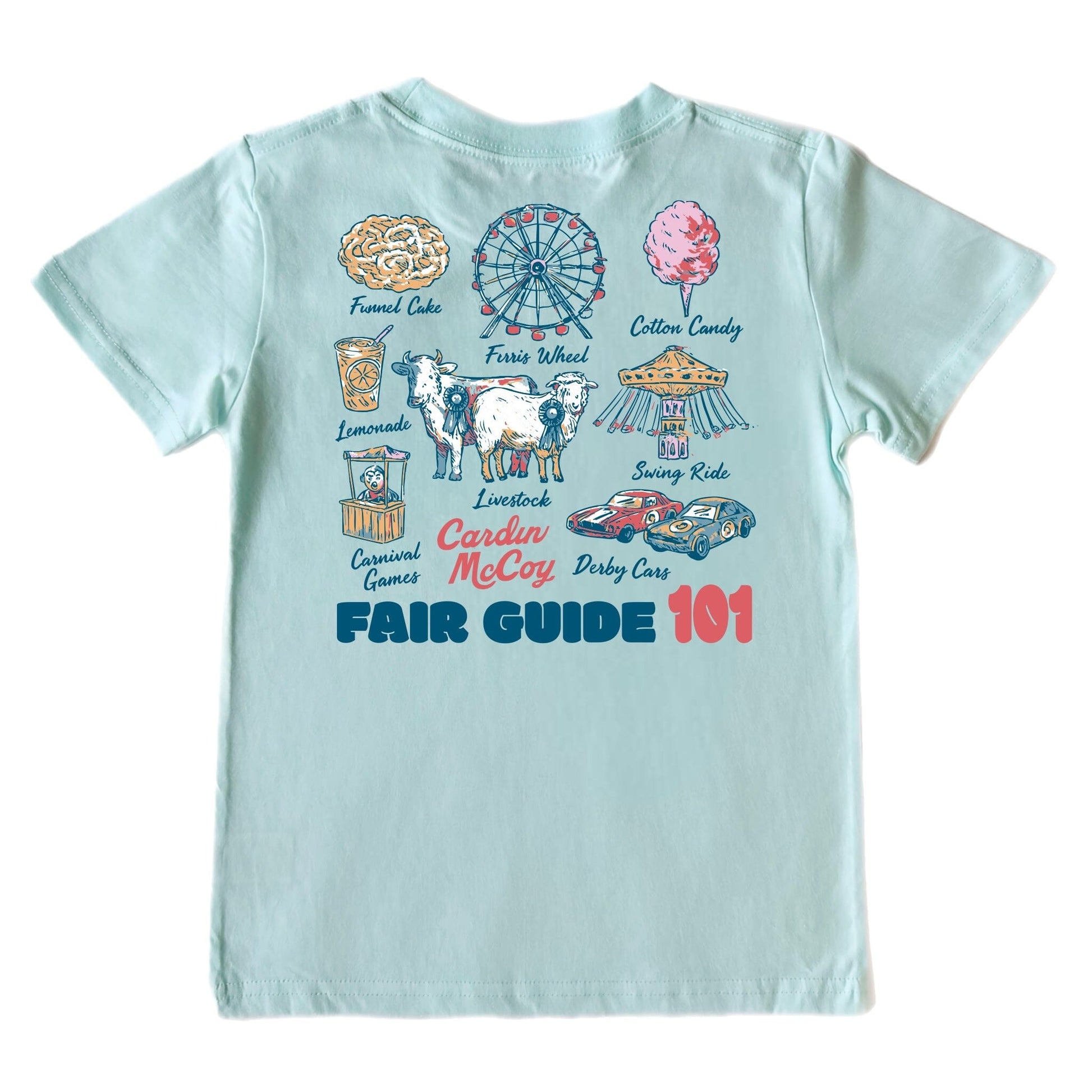 Kids' Fair Guide 101 Short-Sleeve Tee Short Sleeve T-Shirt Cardin McCoy Blue Mint XXS (2/3) No Pocket