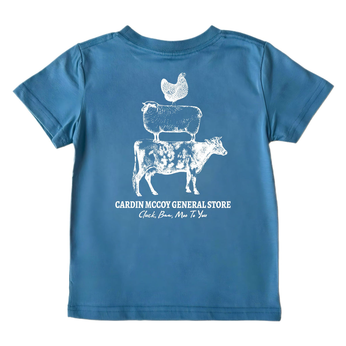 Kids' Farm Stack Short-Sleeve Tee Short Sleeve T-Shirt Cardin McCoy Blue XXS (2/3) Pocket