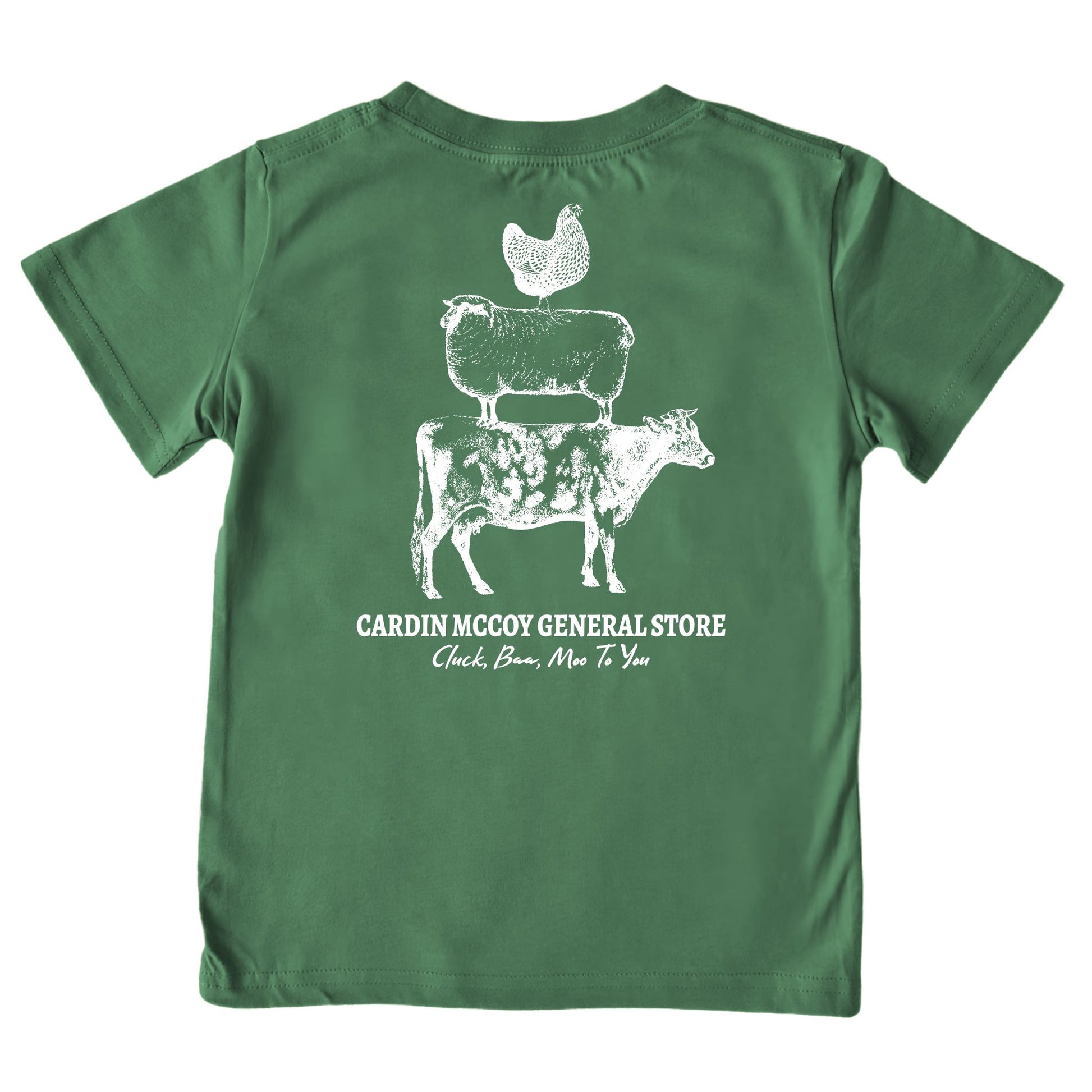 Kids' Farm Stack Short-Sleeve Tee Short Sleeve T-Shirt Cardin McCoy Dark Olive XXS (2/3) Pocket