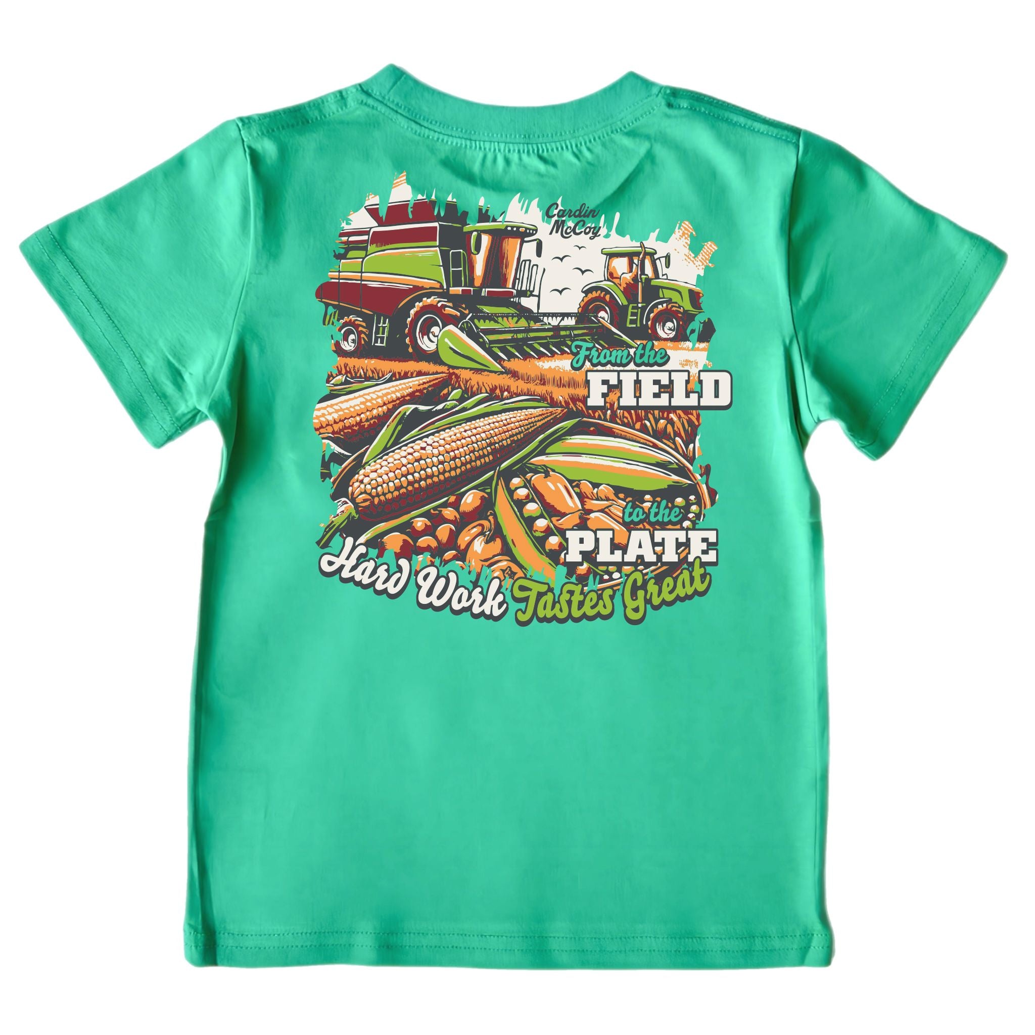 Kids' Field to Plate Short-Sleeve Tee Short Sleeve T-Shirt Cardin McCoy Green XXS (2/3) Pocket