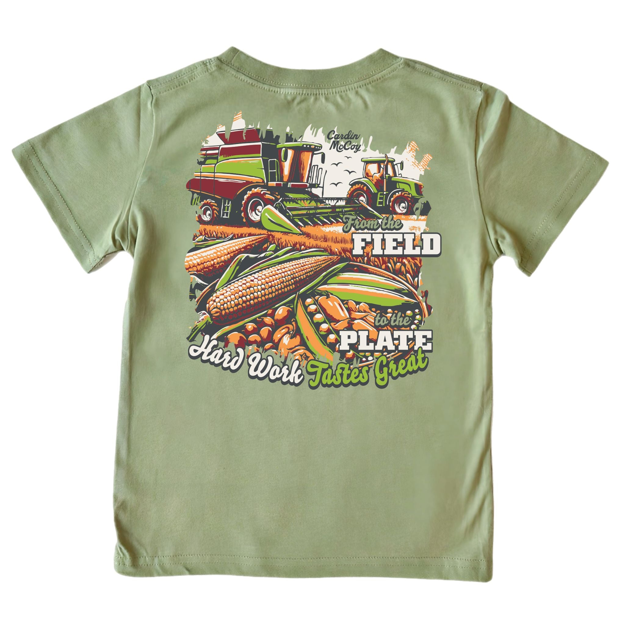 Kids' Field to Plate Short-Sleeve Tee Short Sleeve T-Shirt Cardin McCoy Light Olive XXS (2/3) Pocket