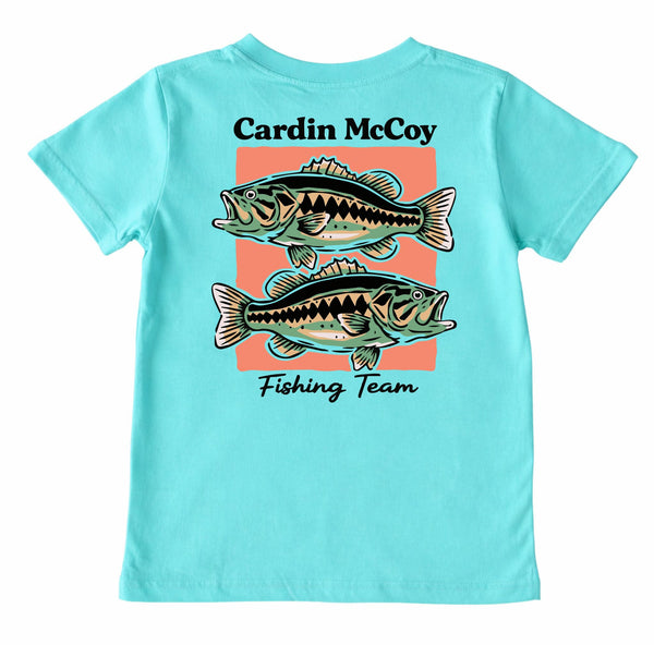 Memoo★FISH&KIDS COWBOY SHIRT 【 2-3y 】 Kids' Fishing Team Short-Sleeve Tee - Stylish & Comfortable