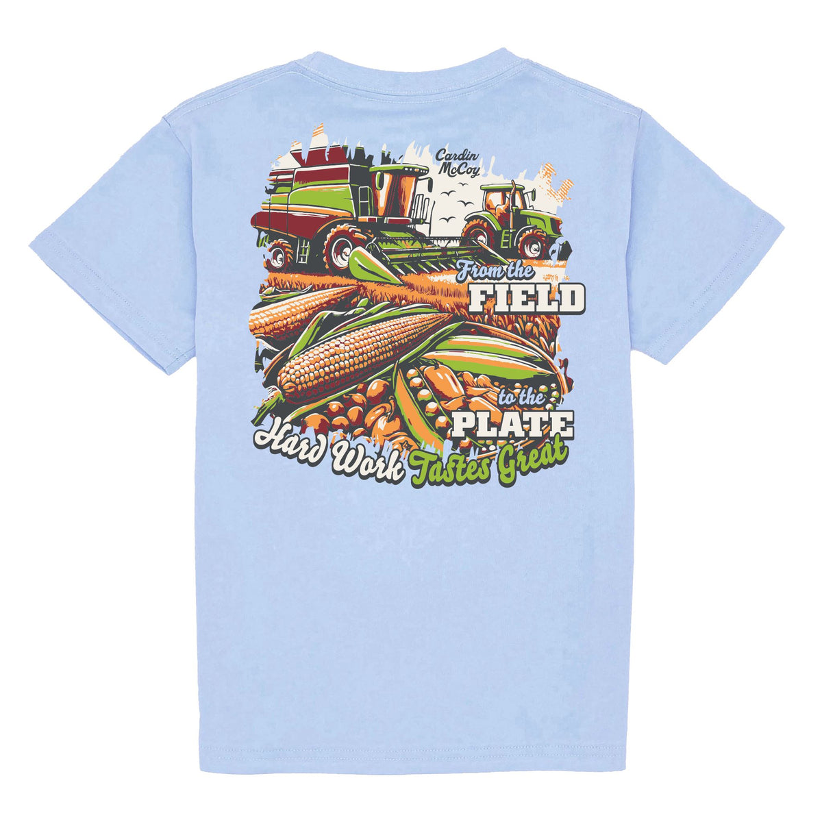 Kids' From the Field Short Sleeve Tee Short Sleeve T-Shirt Cardin McCoy Light Blue XXS (2/3) No Pocket