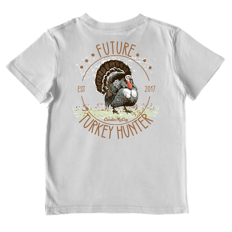 Kids' Future Turkey Hunter Short-Sleeve Performance Tee Short Sleeve T-Shirt Cardin McCoy Gray Mist XXS (2/3) Performance