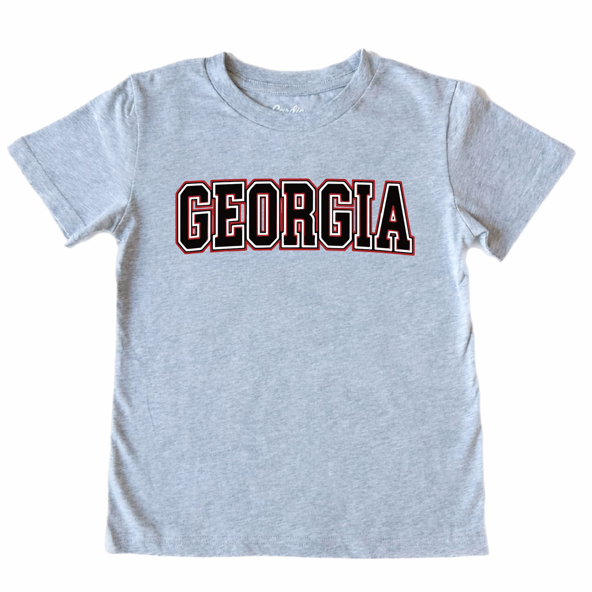 Kids' Georgia Front Short-Sleeve Tee Short Sleeve T-Shirt Cardin McCoy Heather Gray XXS (2/3) Front