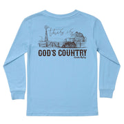 Kids' God's Country Long-Sleeve Tee Long Sleeve T-Shirt Cardin McCoy Light Blue XXS (2/3) Pocket
