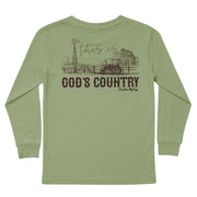 Kids' God's Country Long-Sleeve Tee Long Sleeve T-Shirt Cardin McCoy Light Olive XXS (2/3) Pocket