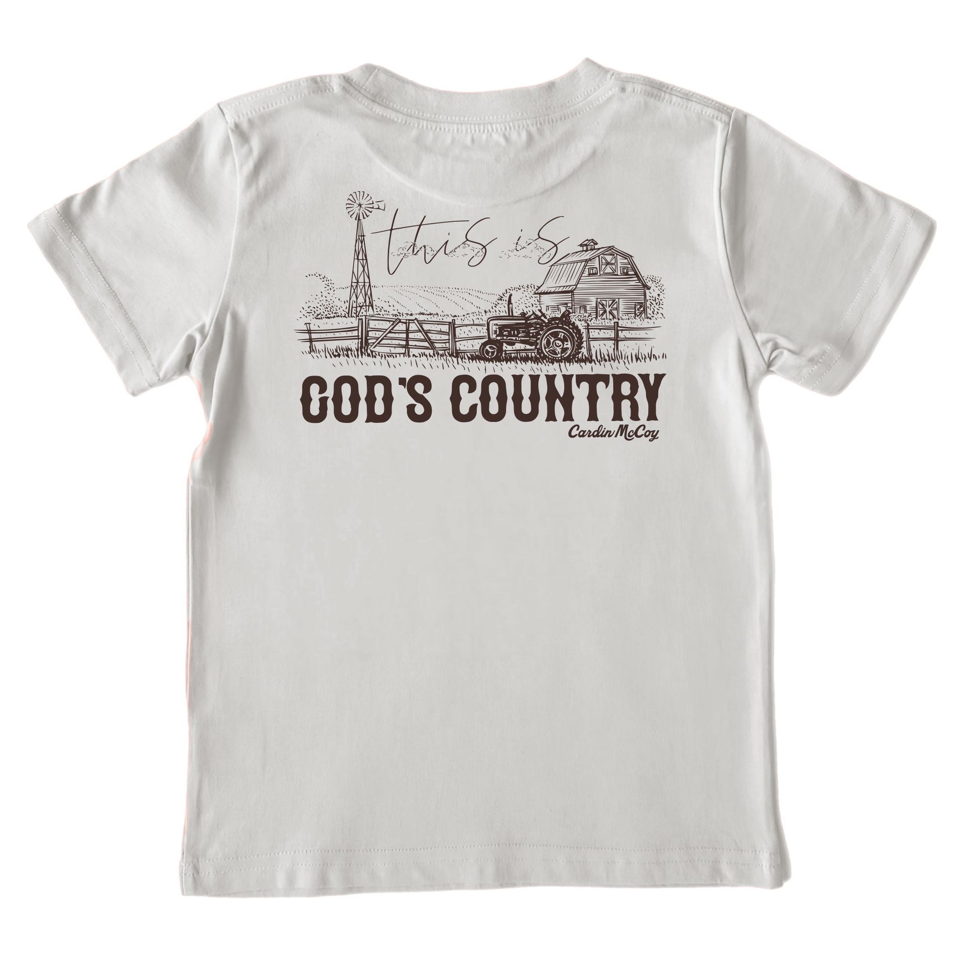 Kids' God's Country Short-Sleeve Tee Short Sleeve T-Shirt Cardin McCoy Ice Gray XXS (2/3) Pocket