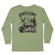 Kids' God's Glory Long-Sleeve Tee Long Sleeve T-Shirt Cardin McCoy Light Olive XXS (2/3) Pocket