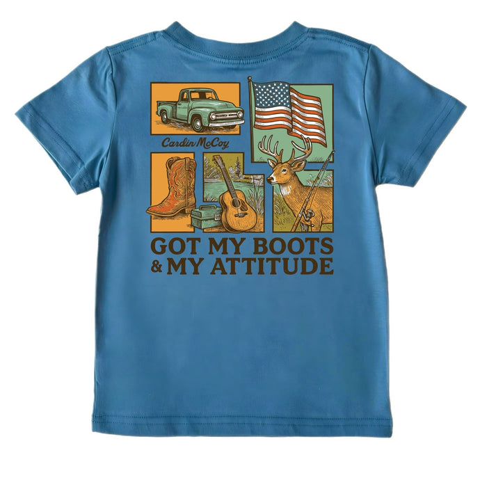 Kids' Got My Boots Short-Sleeve Tee