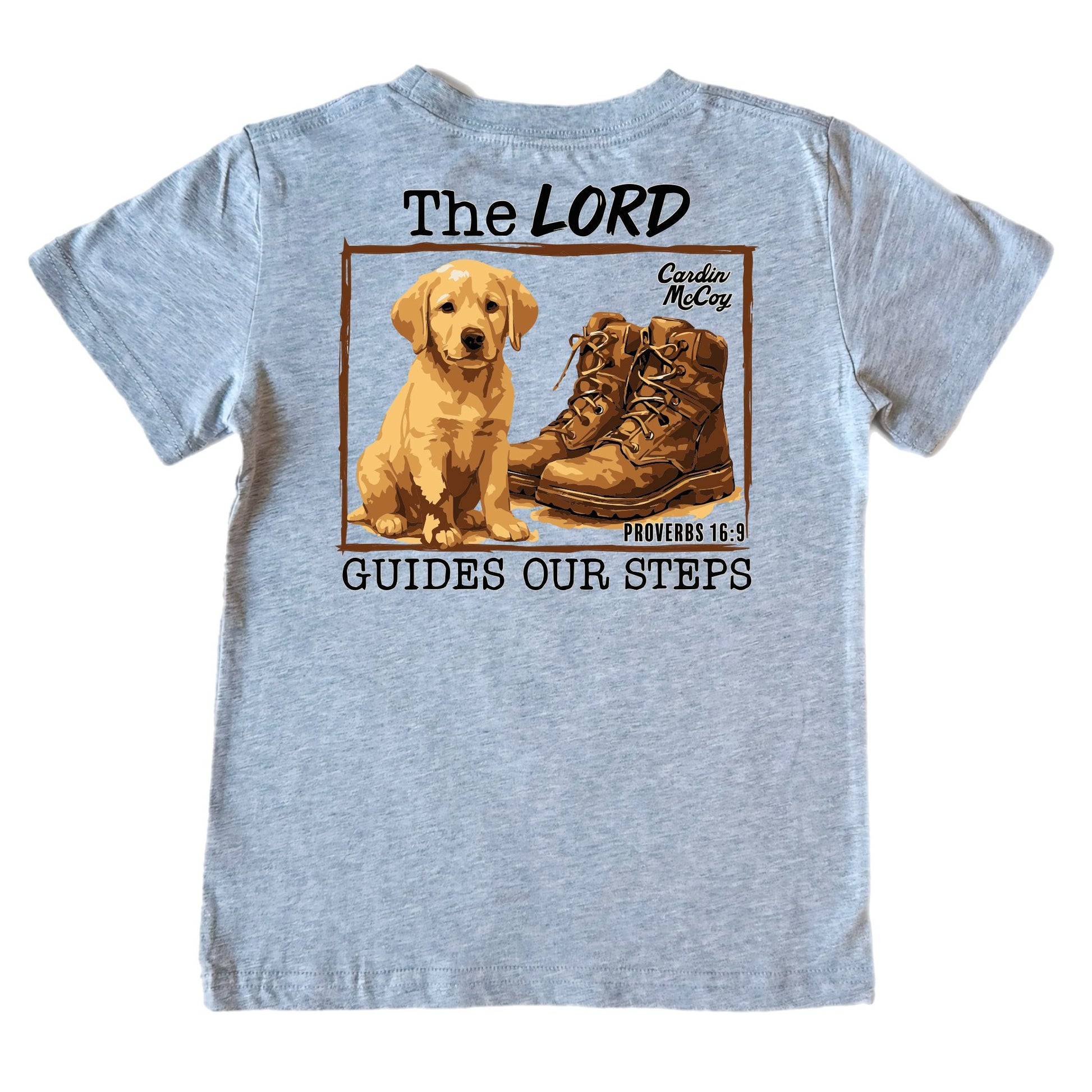 Kids' Guide Our Steps Short-Sleeve Tee Short Sleeve T-Shirt Cardin McCoy Heather Gray XXS (2/3) Pocket