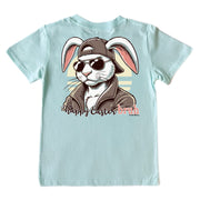 Kids' Happy Easter Bruh Short-Sleeve Tee Short Sleeve T-Shirt Cardin McCoy Blue Mint XXS (2/3) Pocket