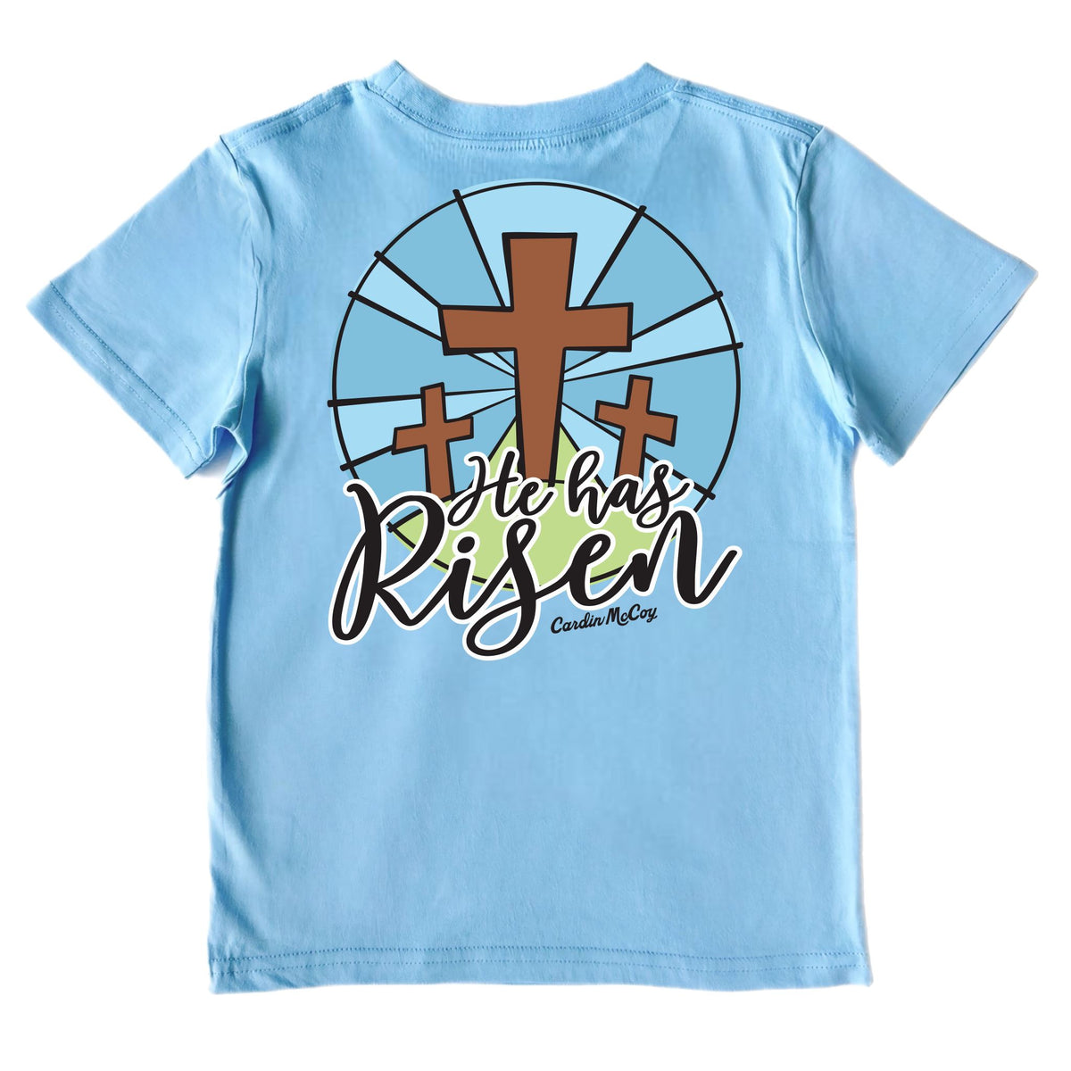 Childrens Easter Tee Shirts He is Risen Childrens Easter Tee Shirts He is Risen