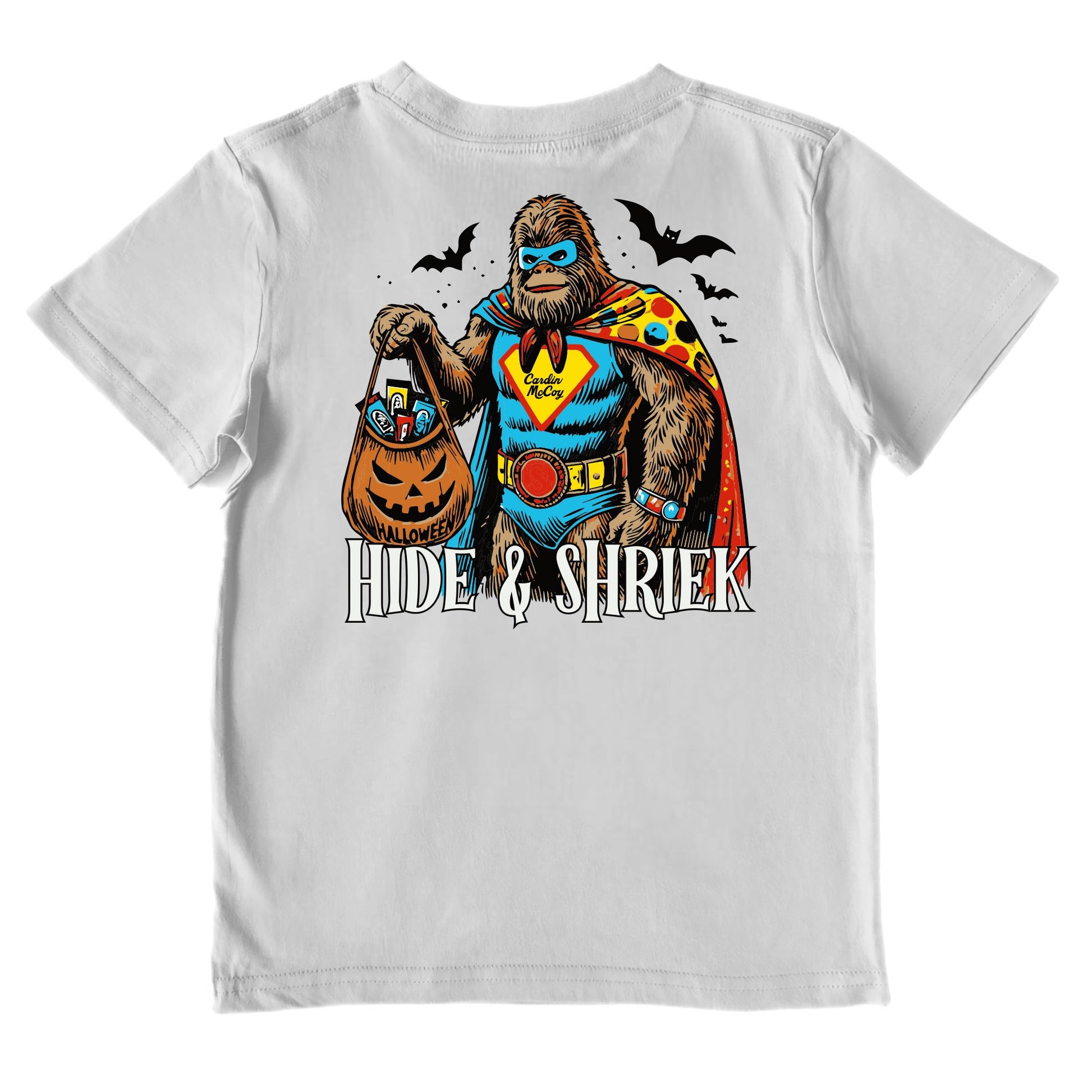 Kids' Hide & Shriek Performance Short-Sleeve Tee Short Sleeve T-Shirt Cardin McCoy Gray Mist XXS (2/3) No Pocket