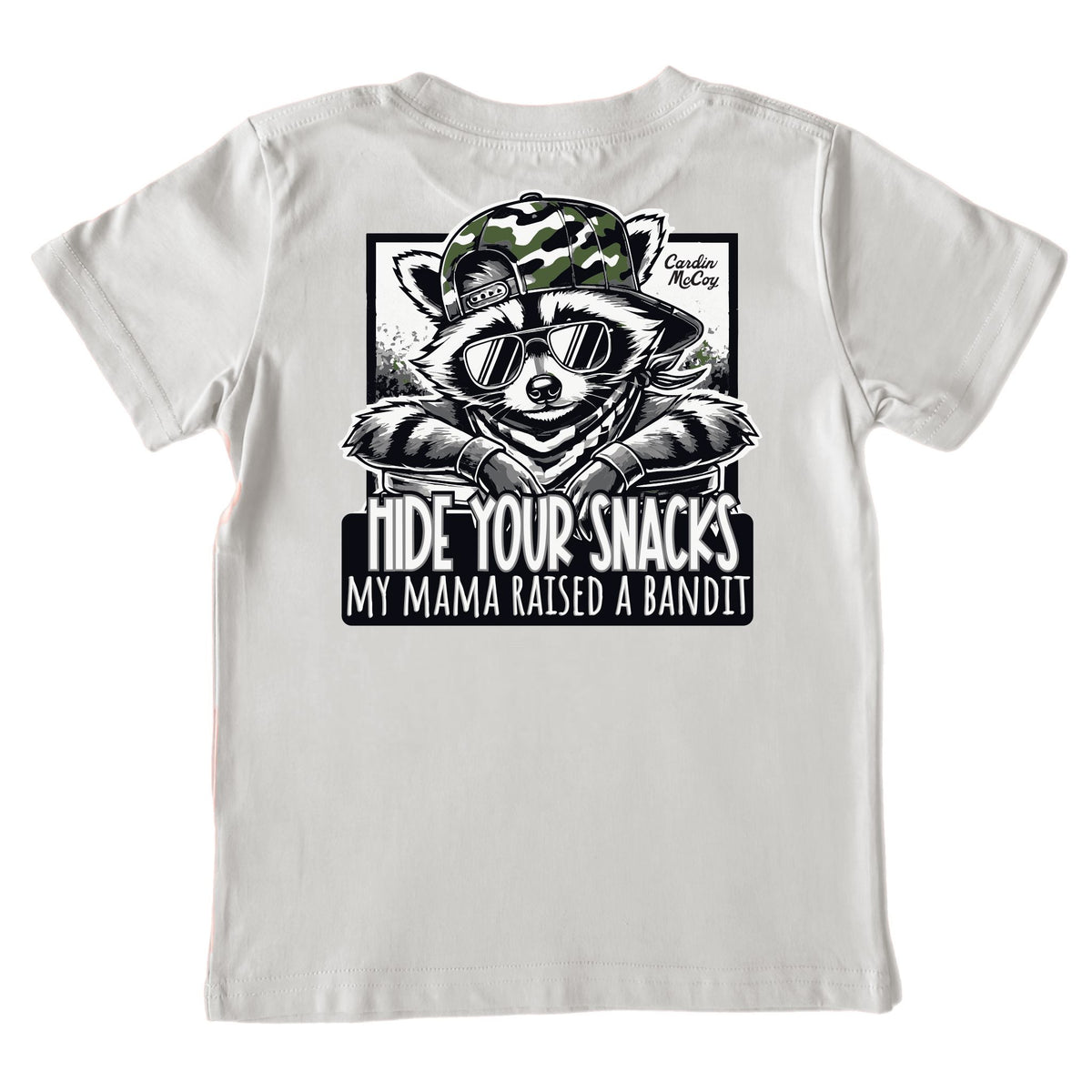 Kids' Hide Your Snacks Short-Sleeve Tee Short Sleeve T-Shirt Cardin McCoy Ice Gray XXS (2/3) Pocket