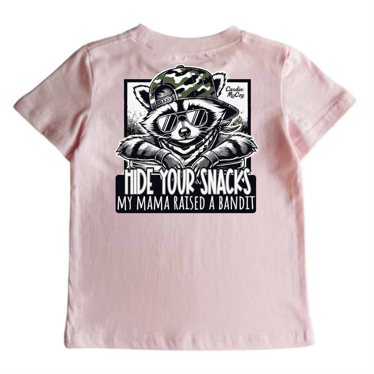 Kids' Hide Your Snacks Short-Sleeve Tee Short Sleeve T-Shirt Cardin McCoy Light Pink XXS (2/3) Pocket
