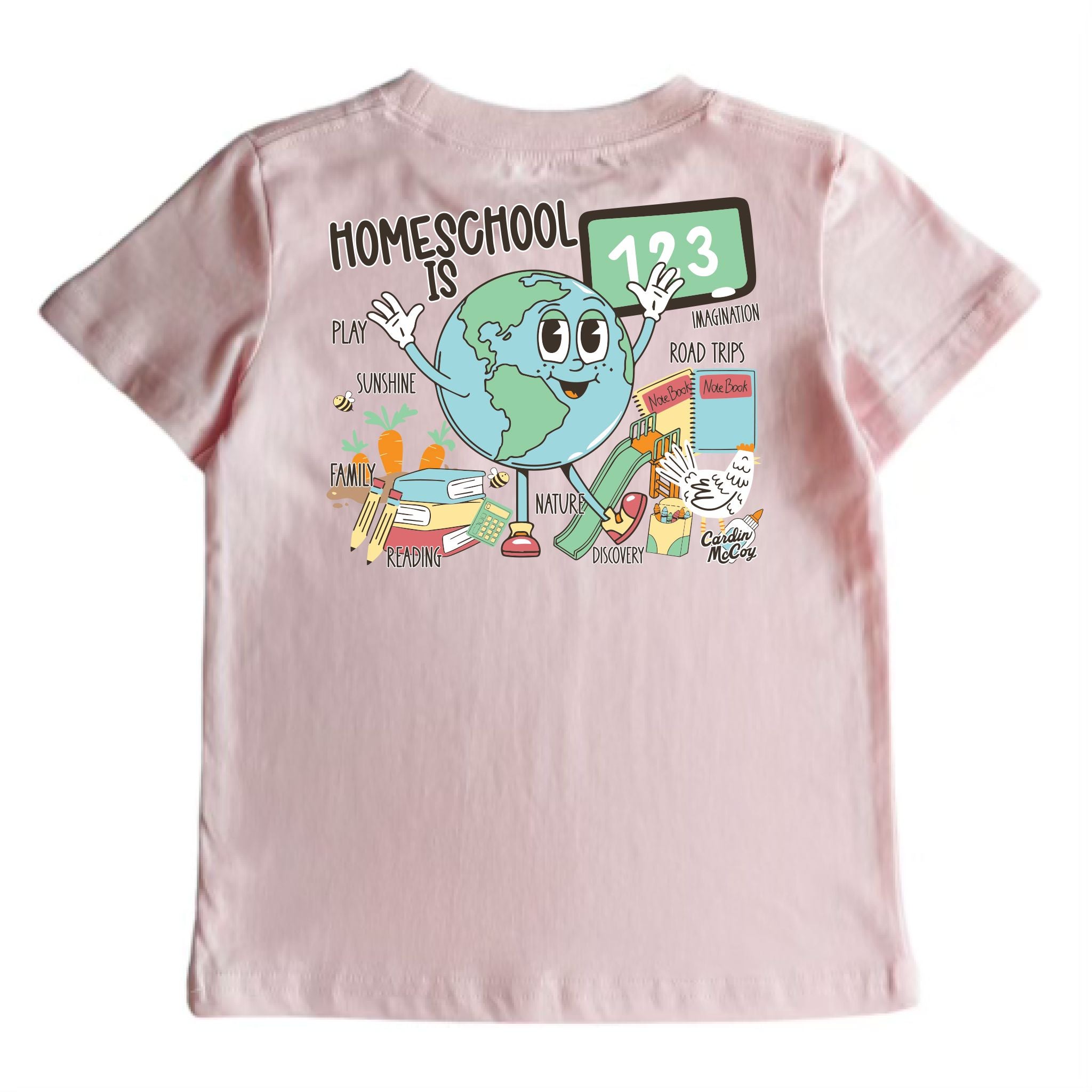 Kids' Homeschool Short-Sleeve Tee Short Sleeve T-Shirt Cardin McCoy 