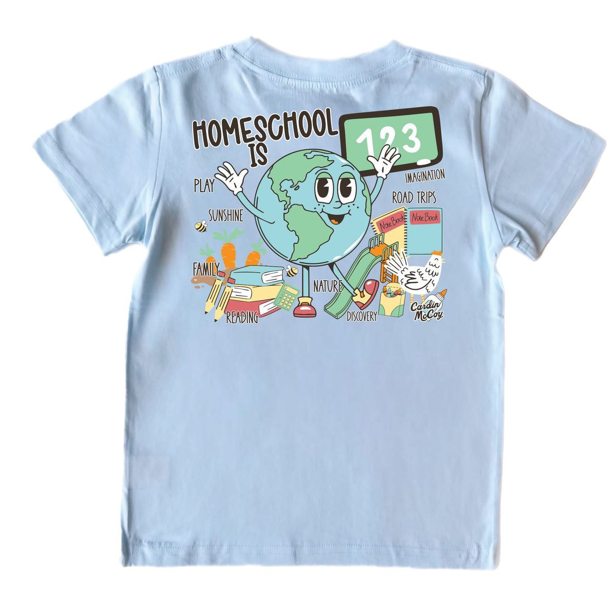 Kids' Homeschool Short-Sleeve Tee Short Sleeve T-Shirt Cardin McCoy 