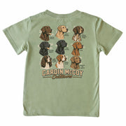Kids' Hunting Dog Outdoors Short-Sleeve Tee Short Sleeve T-Shirt Cardin McCoy Light Olive XXS (2/3) Pocket
