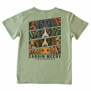 Kids' Hunting Dogs Short-Sleeve Tee Short Sleeve T-Shirt Cardin McCoy Light Olive XXS (2/3) Pocket