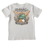 Kids' I Can Do Baseball Short-Sleeve Tee Short Sleeve T-Shirt Cardin McCoy Ice Gray XXS (2/3) Pocket