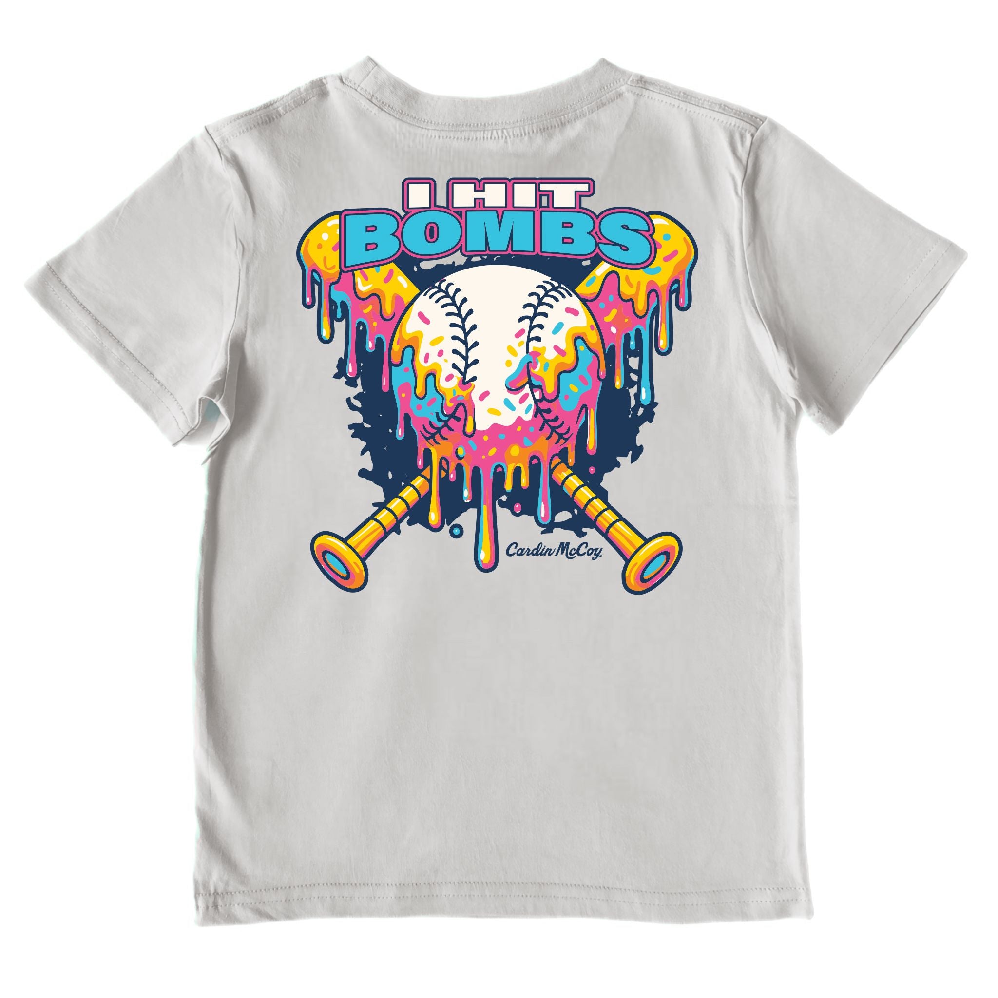 Kids' I Hit Bombs Performance Short-Sleeve Tee – Cardin McCoy