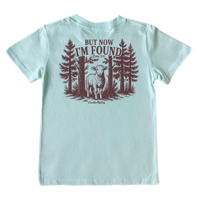 Kids' I'm Found Short-Sleeve Tee Short Sleeve T-Shirt Cardin McCoy Blue Mint XXS (2/3) Pocket