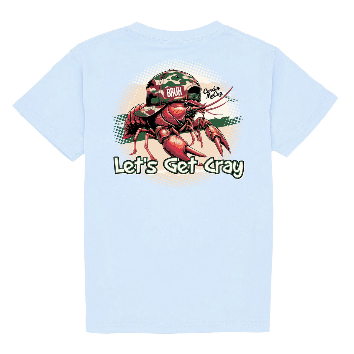 Kids' Let's Get Cray Short Sleeve Pocket Tee Short Sleeve T-Shirt Cardin McCoy Cool Blue XXS (2/3) No Pocket