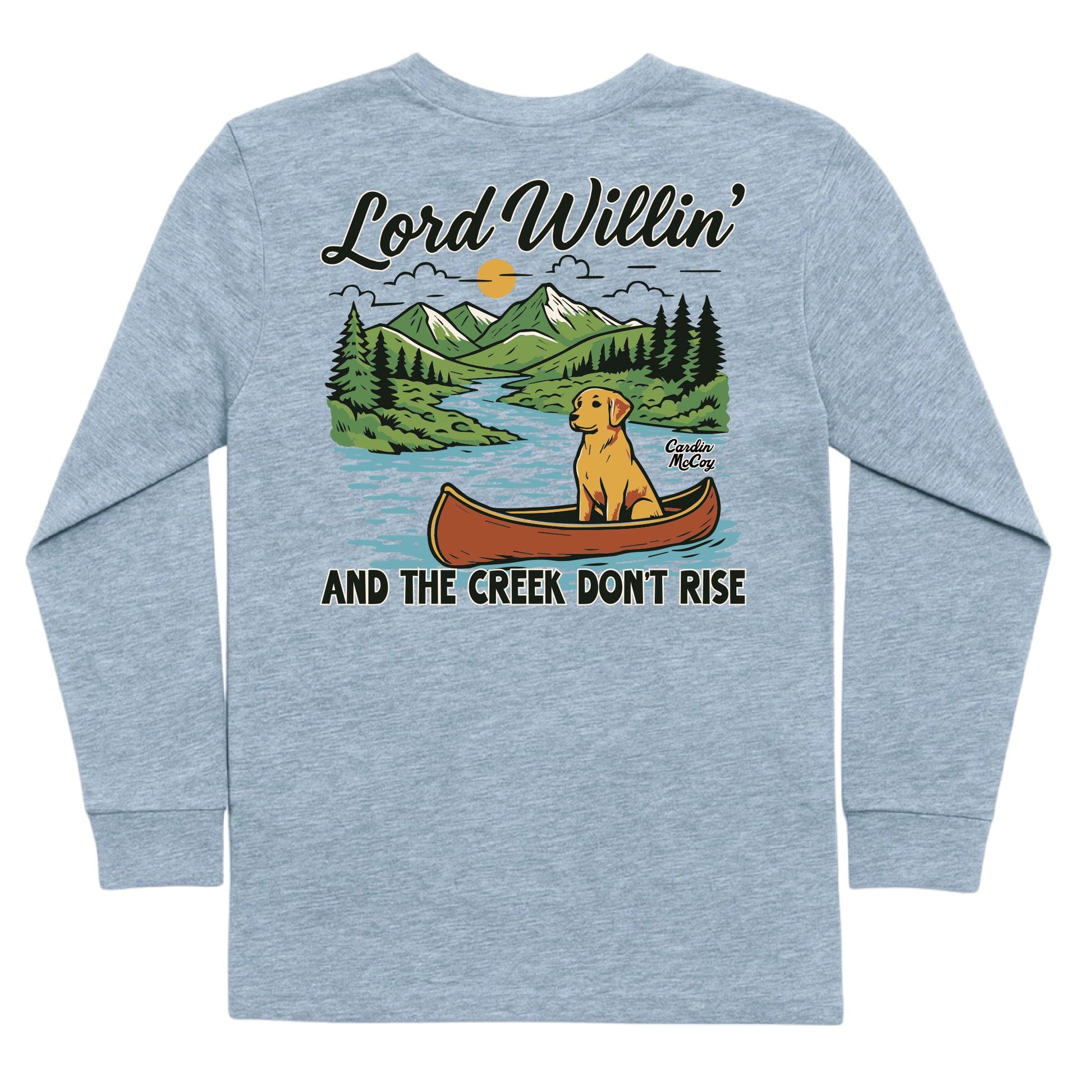 Kids' Lord Willin Long-Sleeve Tee Long Sleeve T-Shirt Cardin McCoy Heather Gray XXS (2/3) Pocket
