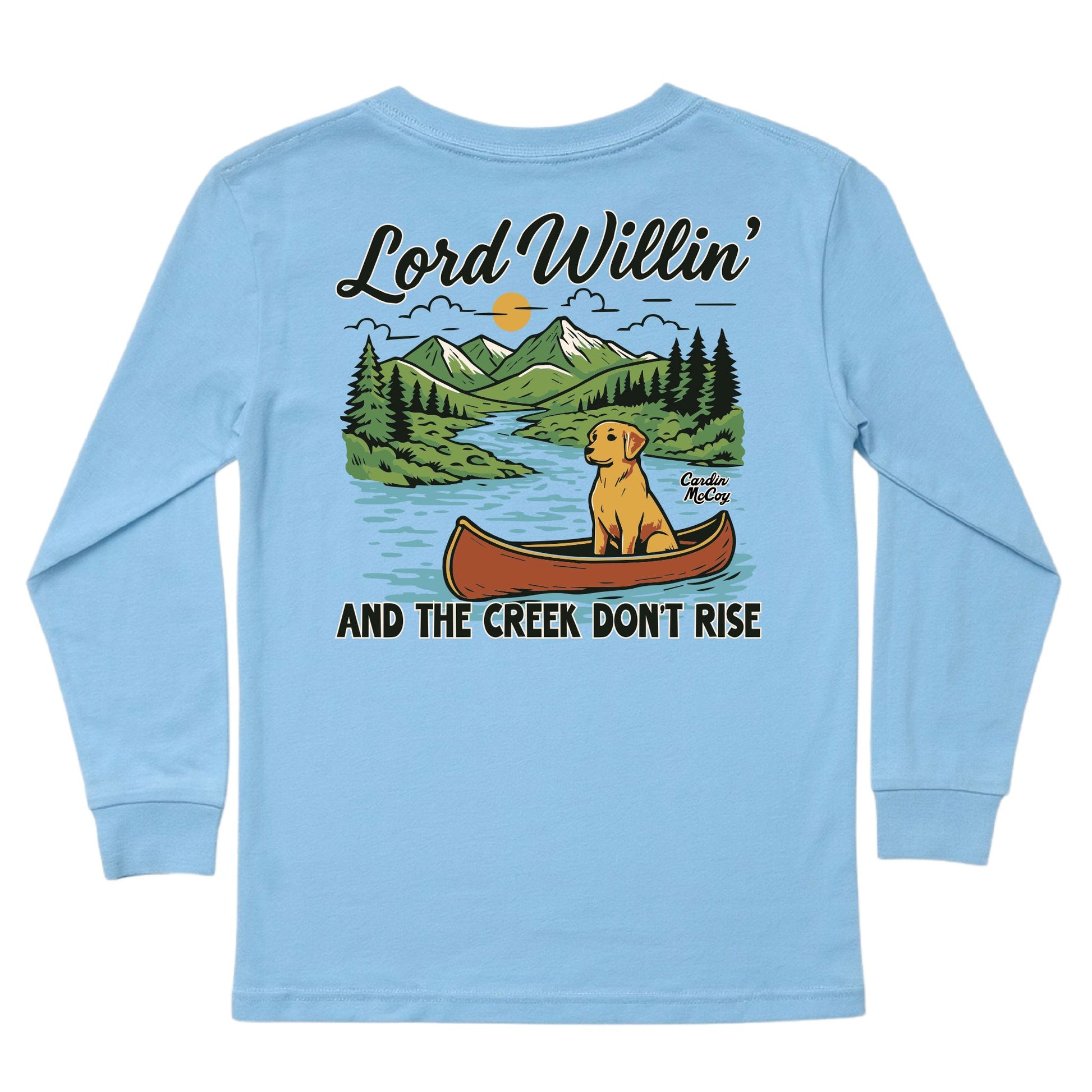 Kids' Lord Willin Long-Sleeve Tee Long Sleeve T-Shirt Cardin McCoy Light Blue XXS (2/3) Pocket